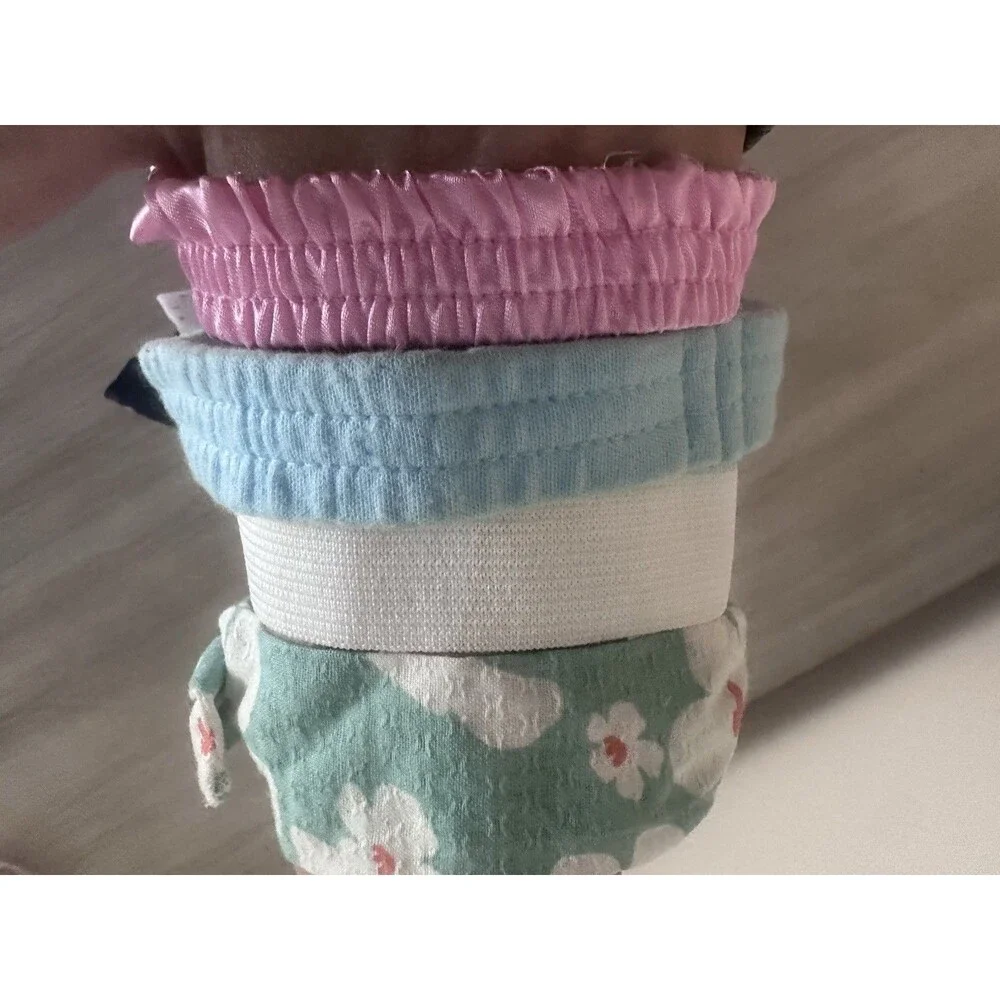 baby girls bow headbands kids pink multicolor purple